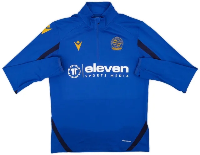 2021-22 Reading Macron 1/4 Zip Drill Top - 9/10 - (S)
