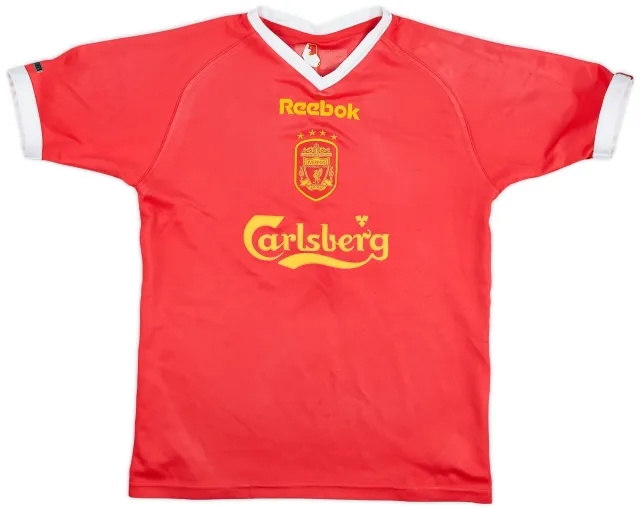 Reebok 2001-03 Liverpool CL Shirt - 7/10 - (XL.Boys)