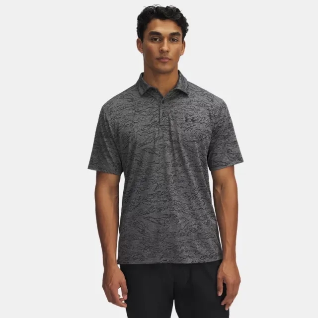 Men's  Under Armour  Playoff Jacq Under Armour rd Polo Black / Steel / Black XXL