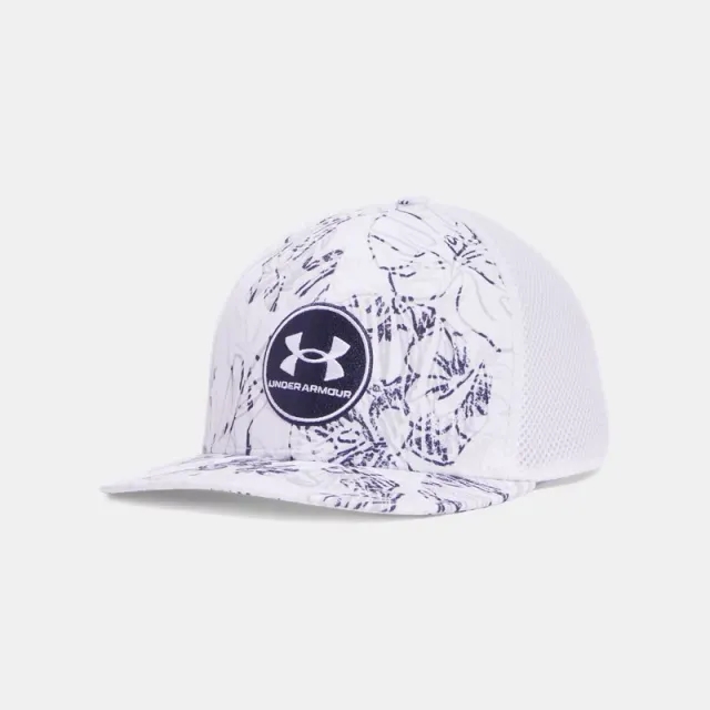 Men's  Under Armour  Iso-Chill Drive Low Stretch Fit Cap White / White XL/XXL