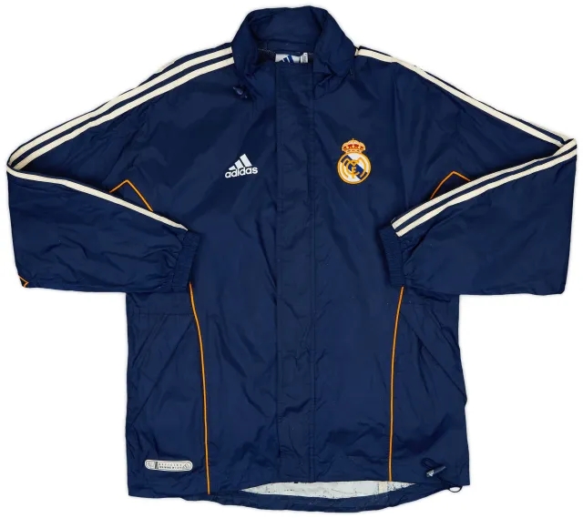 1998-00 Real Madrid adidas Hooded Rain Jacket - 4/10 - (M)