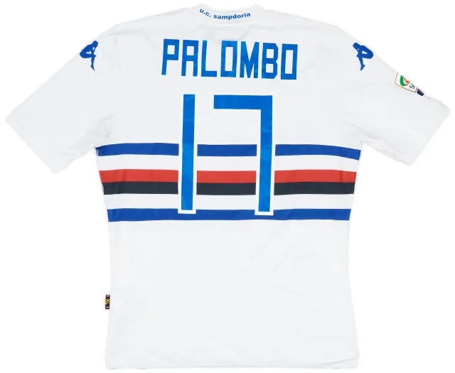 Kappa 2013-14 Sampdoria Away Shirt Palombo #17 - 6/10 - (XL)