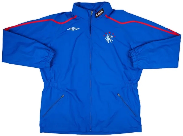 2006-07 Rangers Umbro Hooded Rain Jacket - 7/10 - (XL)