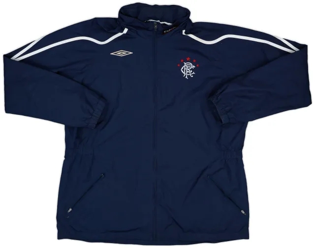 2008-09 Rangers Umbro Hooded Rain Jacket - 6/10 - (XXL)