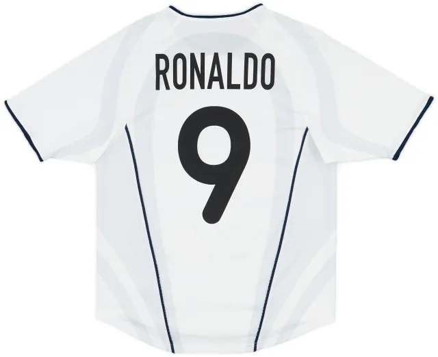 Nike 2001-02 Inter Milan Away Shirt Ronaldo #9 - 8/10 - (S)