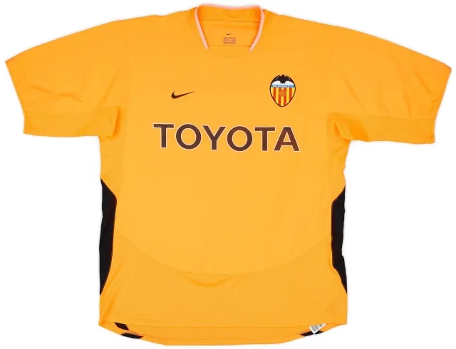Nike 2003-04 Valencia Match Issue Away Shirt #12