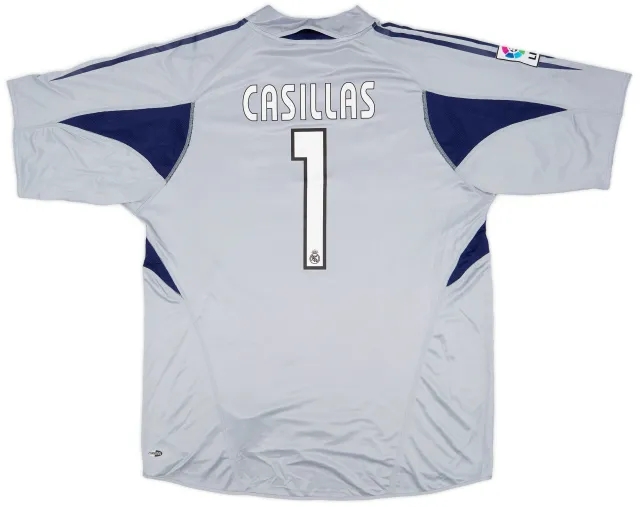 adidas 2004-05 Real Madrid GK S/S Shirt Casillas #1 (L)