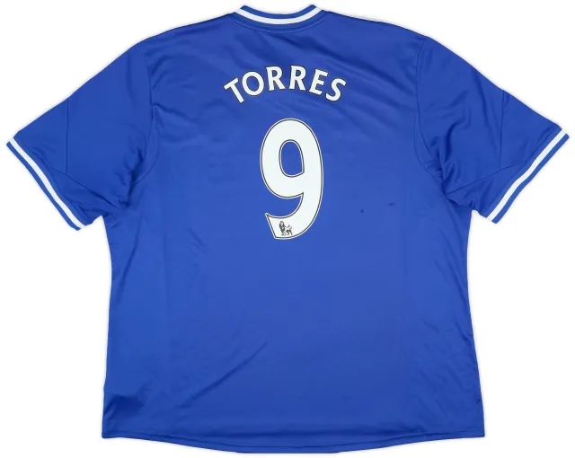 adidas 2013-14 Chelsea Home Shirt Torres #13 - 7/10 - (3XL)