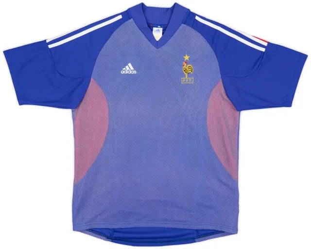 adidas 2002-04 France Home Shirt - 4/10 - (L)