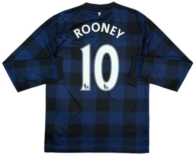 Nike 2013-14 Manchester United Away L/S Shirt Rooney #10 - 7/10 - (M)