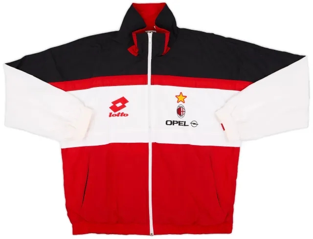 1994-95 AC Milan Lotto Track Jacket - 9/10 - (XL)