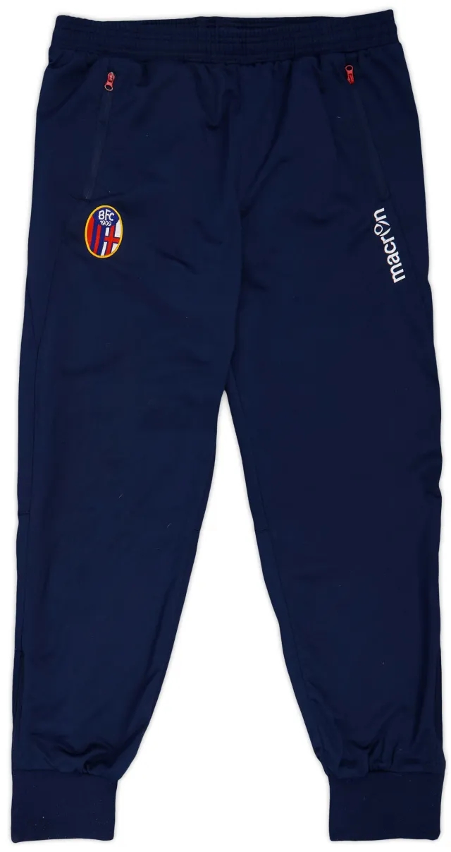 2010-11 Bologna Macron Track Pants/Bottoms - 7/10 - (L)