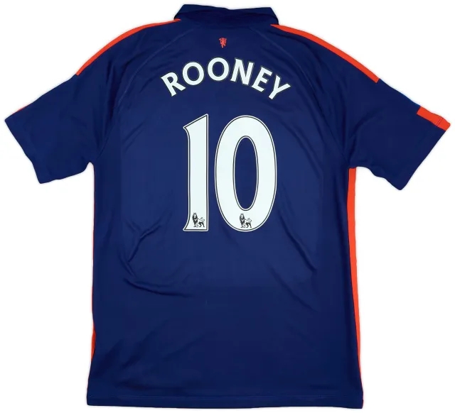 Nike 2014-15 Manchester United Third Shirt Rooney #10 - 6/10 - (L)