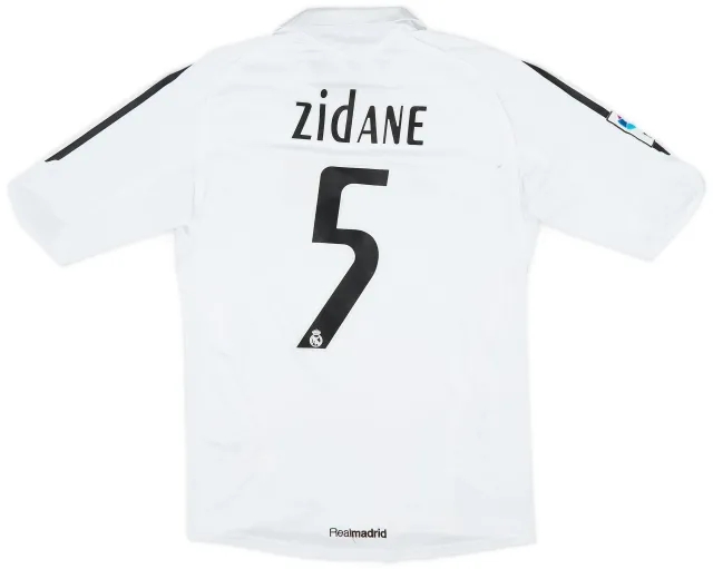 adidas 2005-06 Real Madrid Home Shirt Zidane #5 - 5/10 - (S)