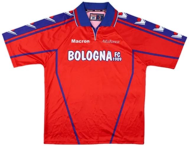 2002-03 Bologna Macron Training Shirt - 6/10 - (M)