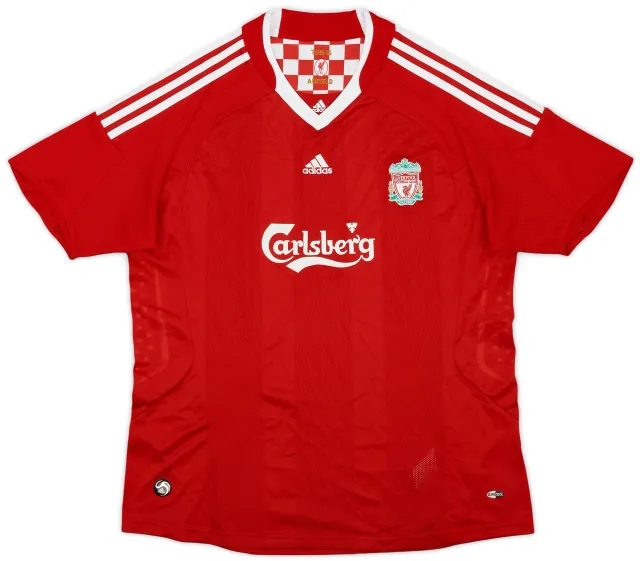 adidas 2008-10 Liverpool Home Shirt - 8/10 - (Women's XL)