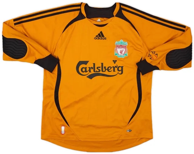 adidas 2006-07 Liverpool GK Shirt - 8/10 - (L.Boys)