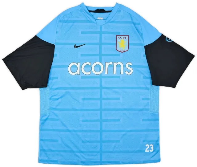2009-10 Aston Villa Nike Player Issue Training Shirt #23 - 8/10 - (XL)