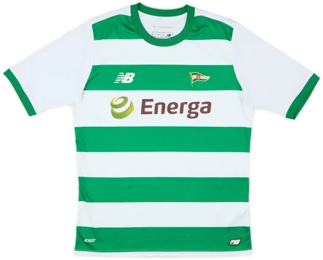 NewBalance 2017-18 Lechia Gdansk Home Shirt - 6/10 - (S)
