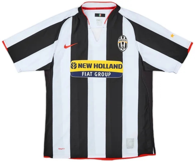 Nike 2007-08 Juventus Home Shirt - 8/10 - (M)