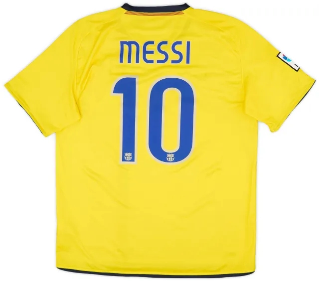 Nike 2008-10 Barcelona Away Shirt Messi #10 - 6/10 - (L)