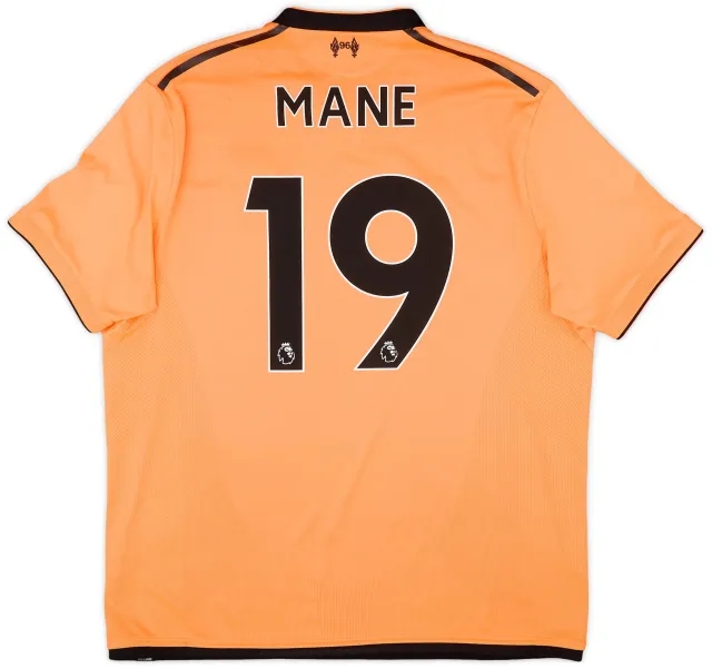 NewBalance 2017-18 Liverpool 125 Years Third Shirt Mane #19 - 7/10 - (XL)