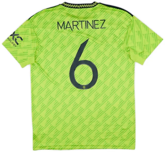 adidas 2022-23 Manchester United Third Shirt Martinez #6 - 7/10 - (L)
