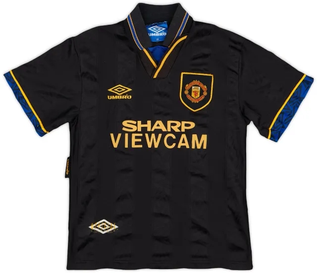 Umbro 1993-95 Manchester United Away Shirt - 7/10 - (L.Boys)