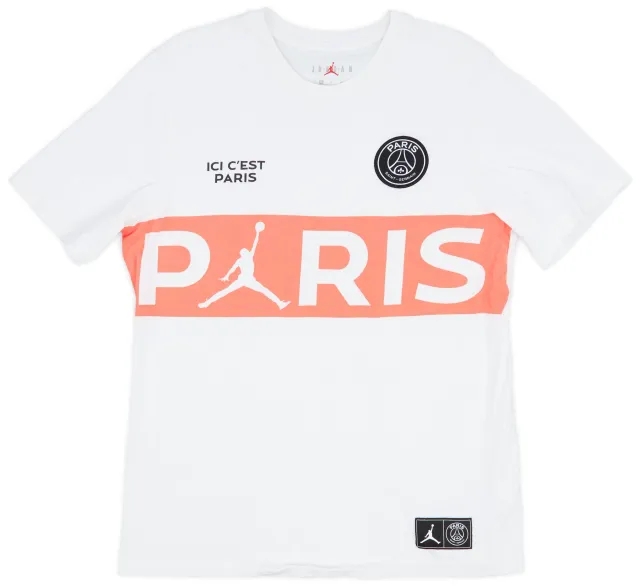 2019-20 Paris Saint-Germain Nike Jordan Cotton Tee - 9/10 - (M)