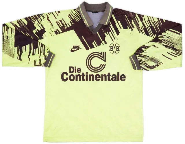 Nike 1993-94 Borussia Dortmund Home L/S Shirt - 7/10 - (L)