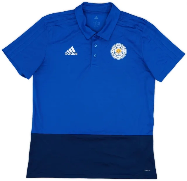 2017-18 Leicester adidas Polo Shirt - 9/10 - (L)