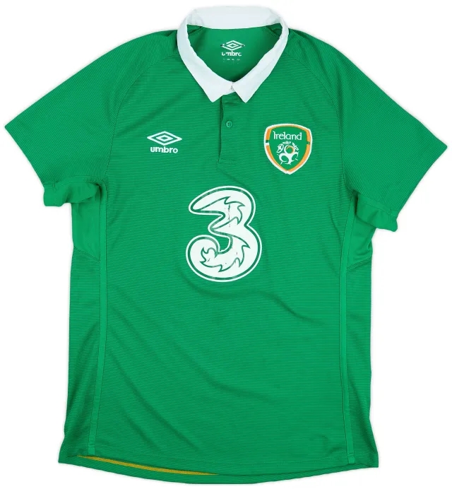 Umbro 2014-16 Ireland Home Shirt - 6/10 - (M)