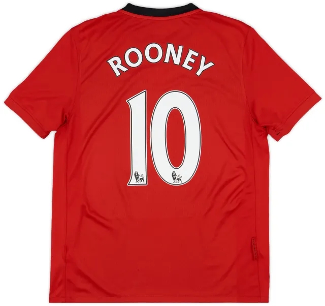 Nike 2009-10 Manchester United Home Shirt Rooney #10 - 6/10 - (M)