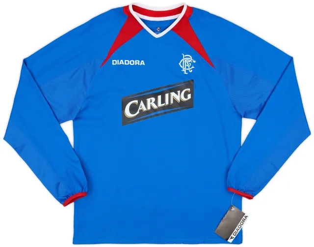 Diadora 2003-05 Rangers Home L/S Shirt (XXL)