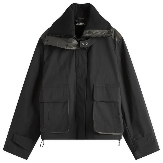 Our Legacy Women's Marine Jacket Static Black Papyrus Poly