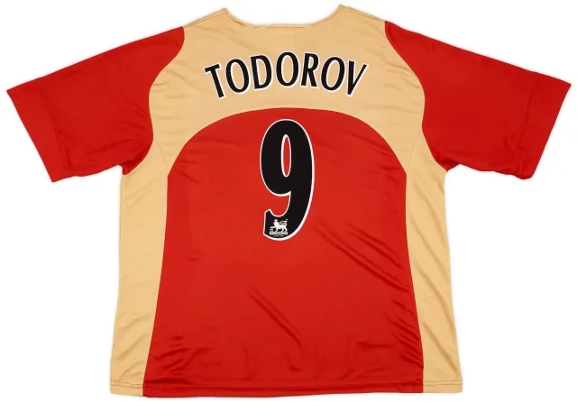 Jako 2005-06 Portsmouth Away Shirt Todorov #9 - 6/10 - (XXL)