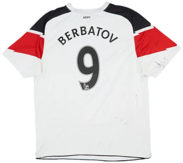 Nike 2010-12 Manchester United Away Shirt Berbatov #9 - 4/10 - (XL)