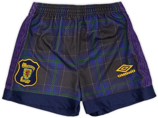 Umbro 1994-96 Scotland Home Shorts - 8/10 - (S.Boys)