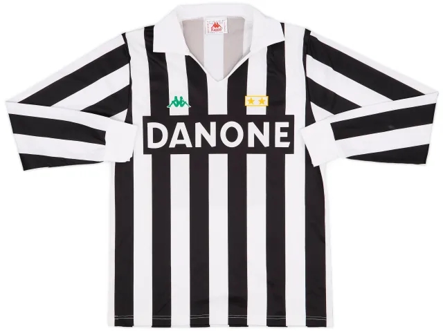 Kappa 1991-92 Juventus Basic Home L/S Shirt - 9/10 - (M)