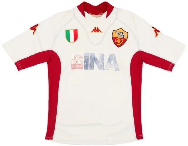 Kappa 2001-02 Roma Away Shirt - 5/10 - (M)