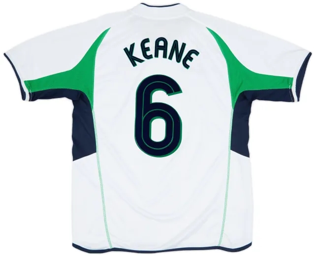 Umbro 2002-03 Ireland Away Shirt Keane #6 - 8/10 - (L)