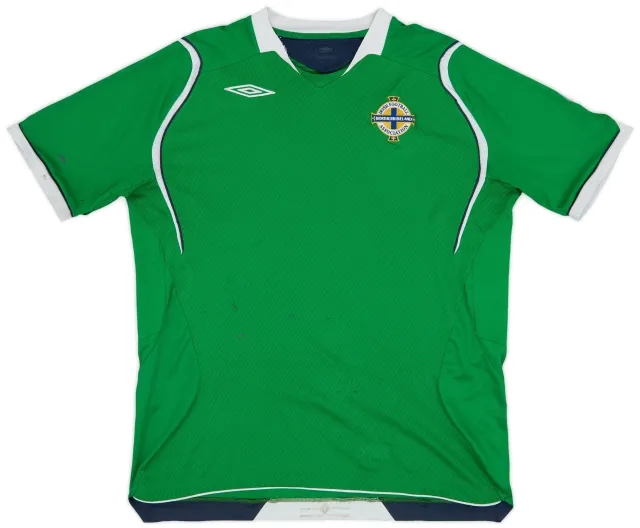 Umbro 2008-10 Northern Ireland Home Shirt - 5/10 - (XL)
