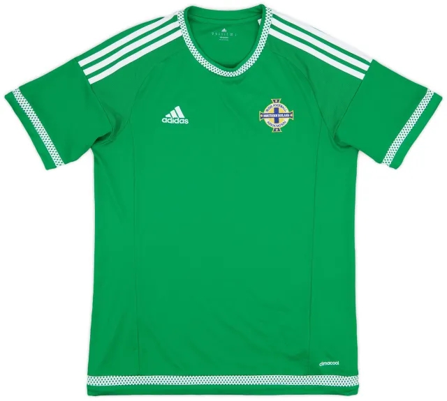 adidas 2015 Northern Ireland Home Shirt - 9/10 - (M)