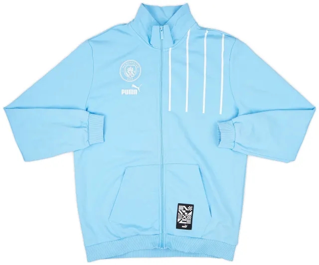 2022-23 Manchester City Puma Track Jacket - 9/10 - (M)
