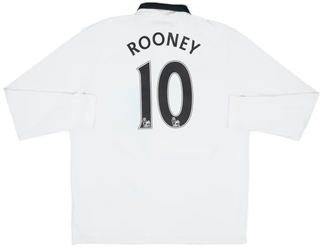 Nike 2014-15 Manchester United Away L/S Shirt Rooney #10 - 6/10 - (XL)