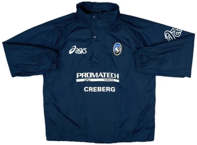 2002-03 Atalanta Asics 1/4 Zip Rain Jacket - 8/10 - (XL)