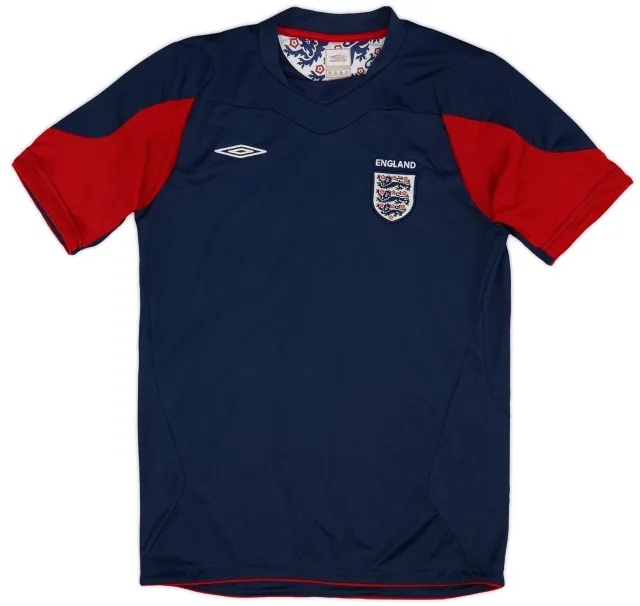 2005-06 England Umbro Training Shirt - 8/10 - (XL.Boys)