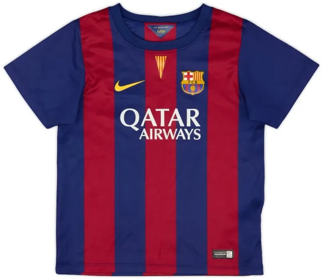 Nike 2014-15 Barcelona Home Shirt - 8/10 - (5-6 Years)