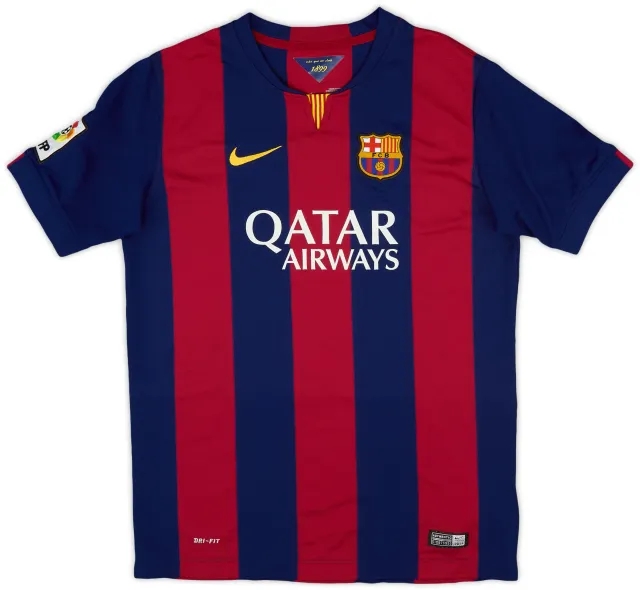 Nike 2014-15 Barcelona Home Shirt - 8/10 - (XL.Boys)