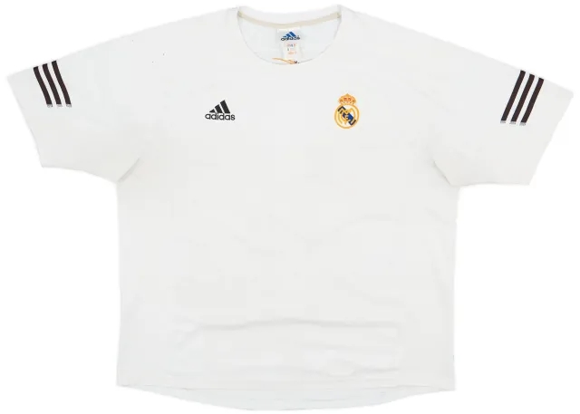 2001-02 Real Madrid adidas Training Shirt - 7/10 - (XXL)